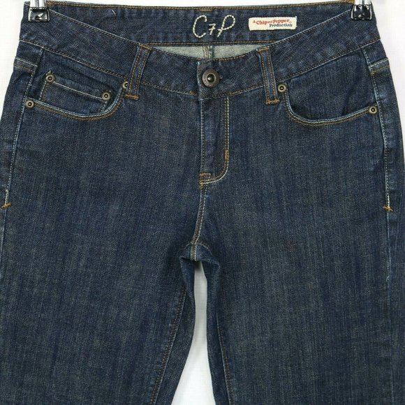 Chip & Pepper Production Laguna Beach Flare Jeans Stretch‎ Button Pocket 7 X 31 - Picture 9 of 10